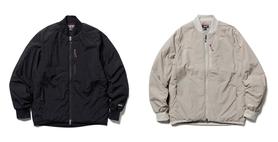 NANGA ナンガ ソフトダウン バーシティブルゾン グレーLサイズ NANGA ナンガ ソフトダウンバーシティブルゾン SOFT DOWN